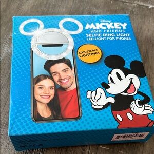 Disney Mickey Mouse LED Phone Ring Light - Black and White